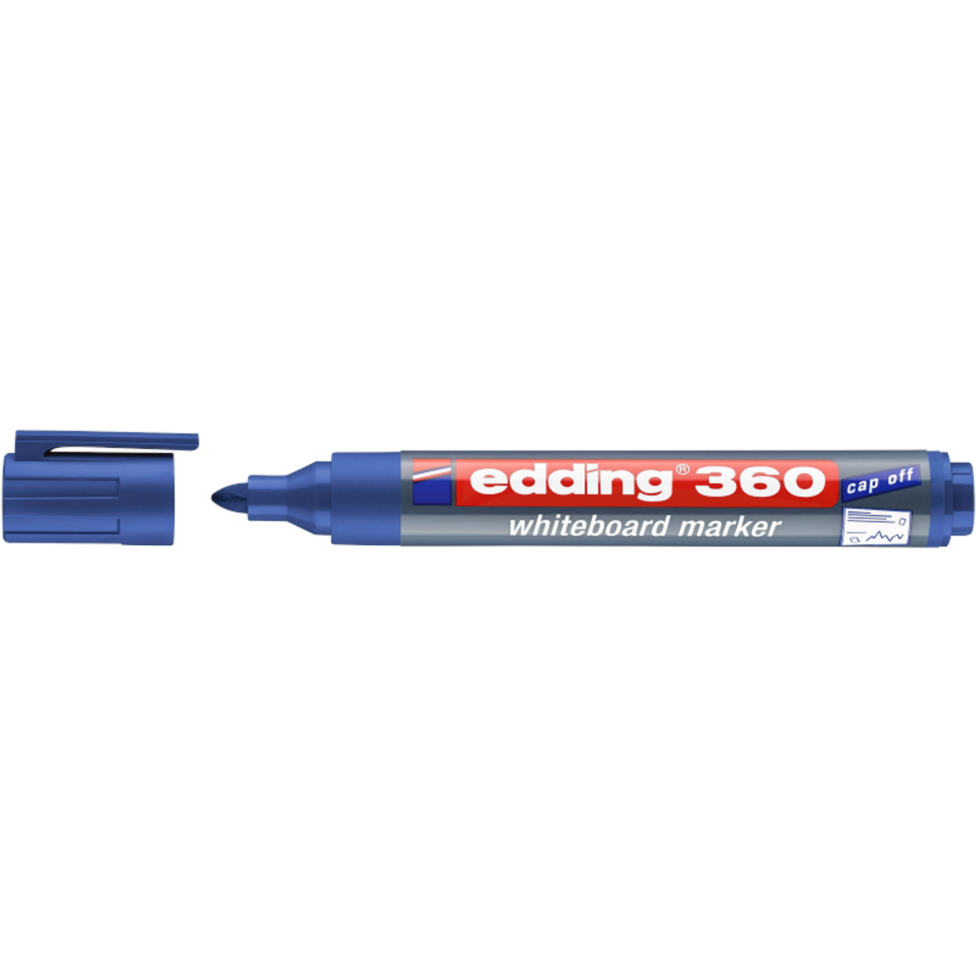 EDDING 360 WHITEBOARD MARKER (BLUE)