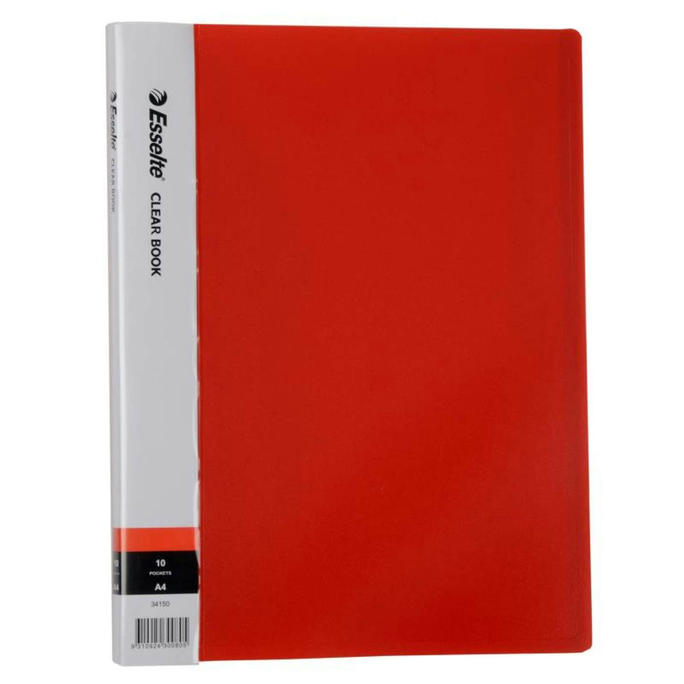 A4 CLEARFILE  10 POCKET (RED)
