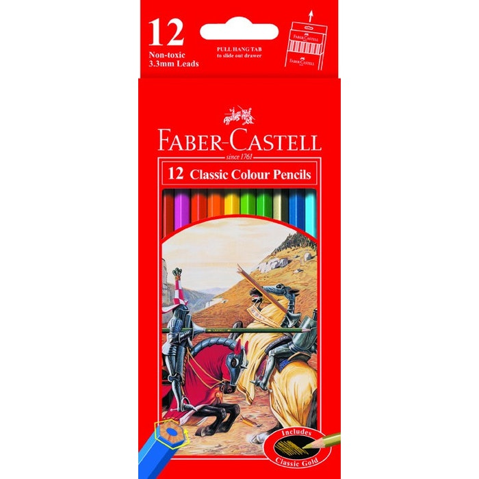 fabercastell classic colour pencils pk12  qizzle