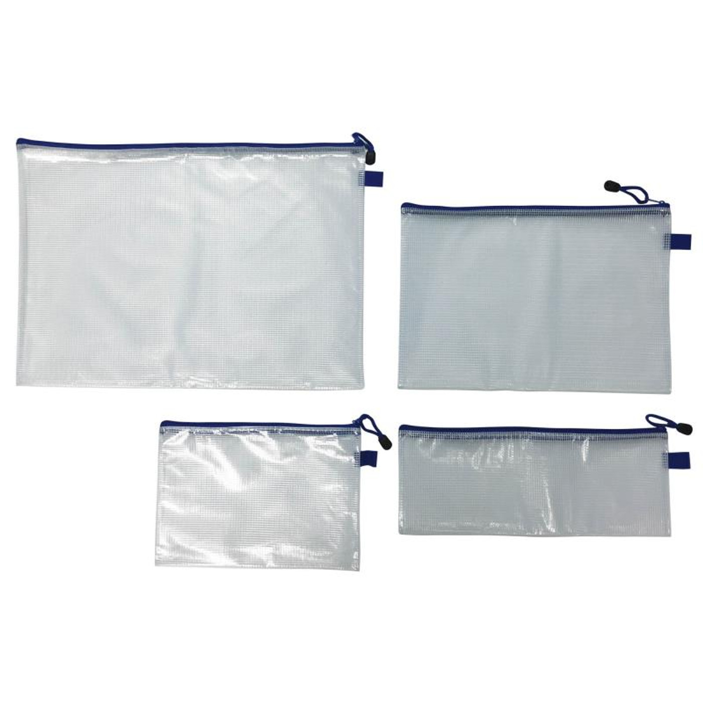 Pvc pouch with discount zipper